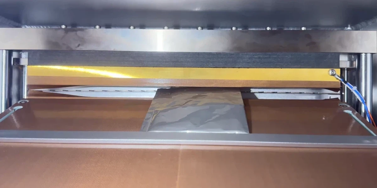 Pouch cell vacuum pre-sealing machine Pouch cell vacuum pre-sealing machine